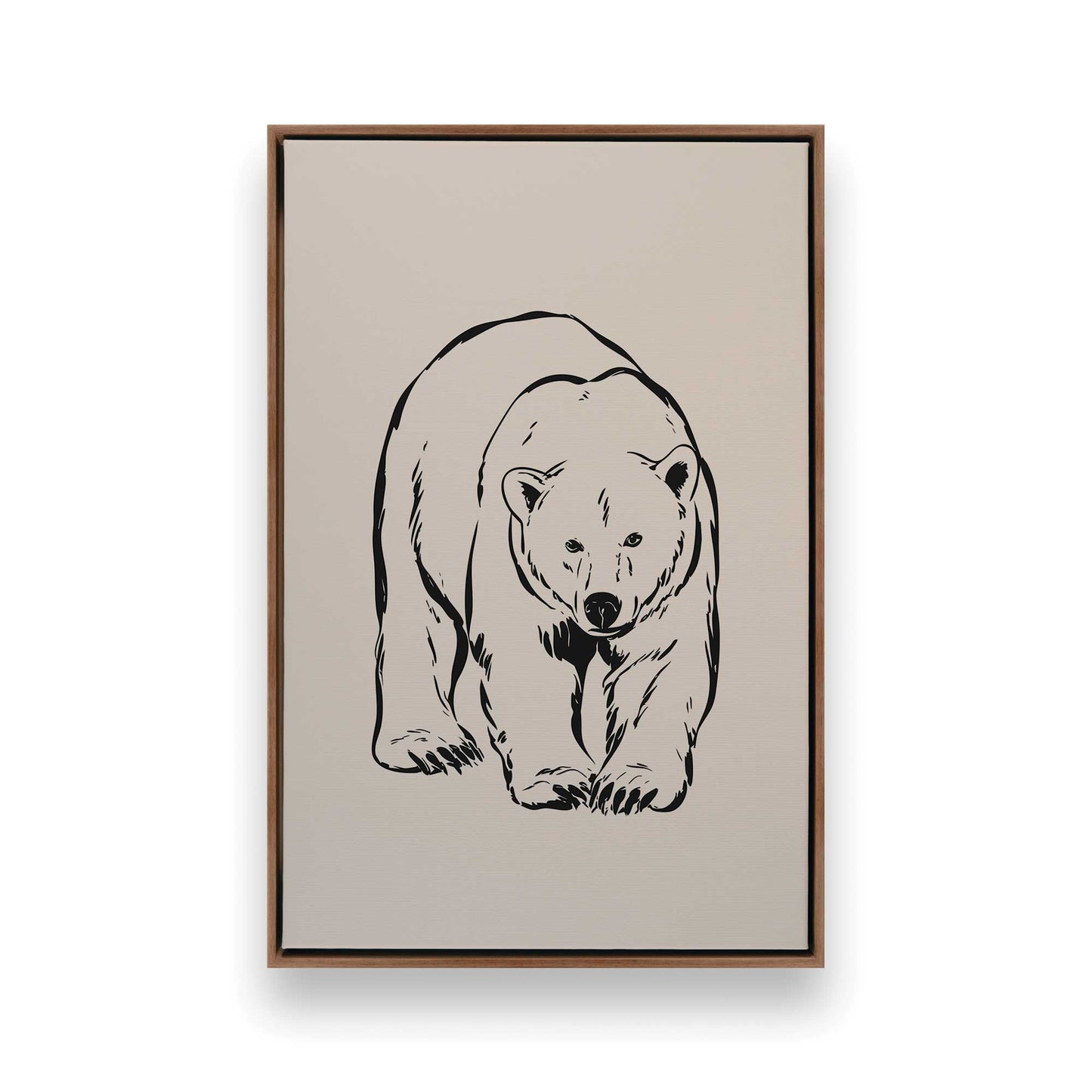 [Color:Walnut], Picture of art in a Walnut frame