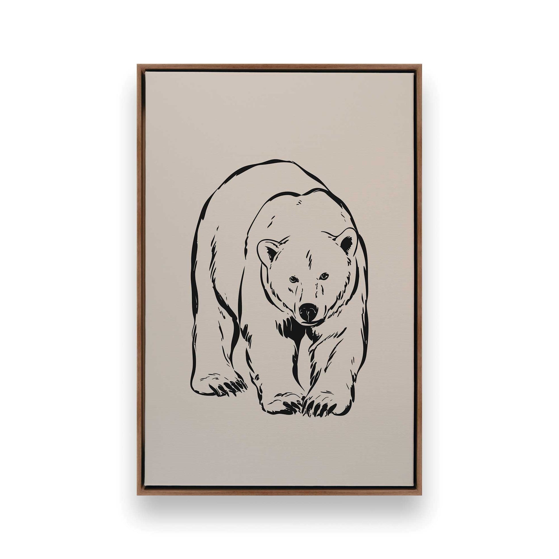 [Color:Walnut], Picture of art in a Walnut frame