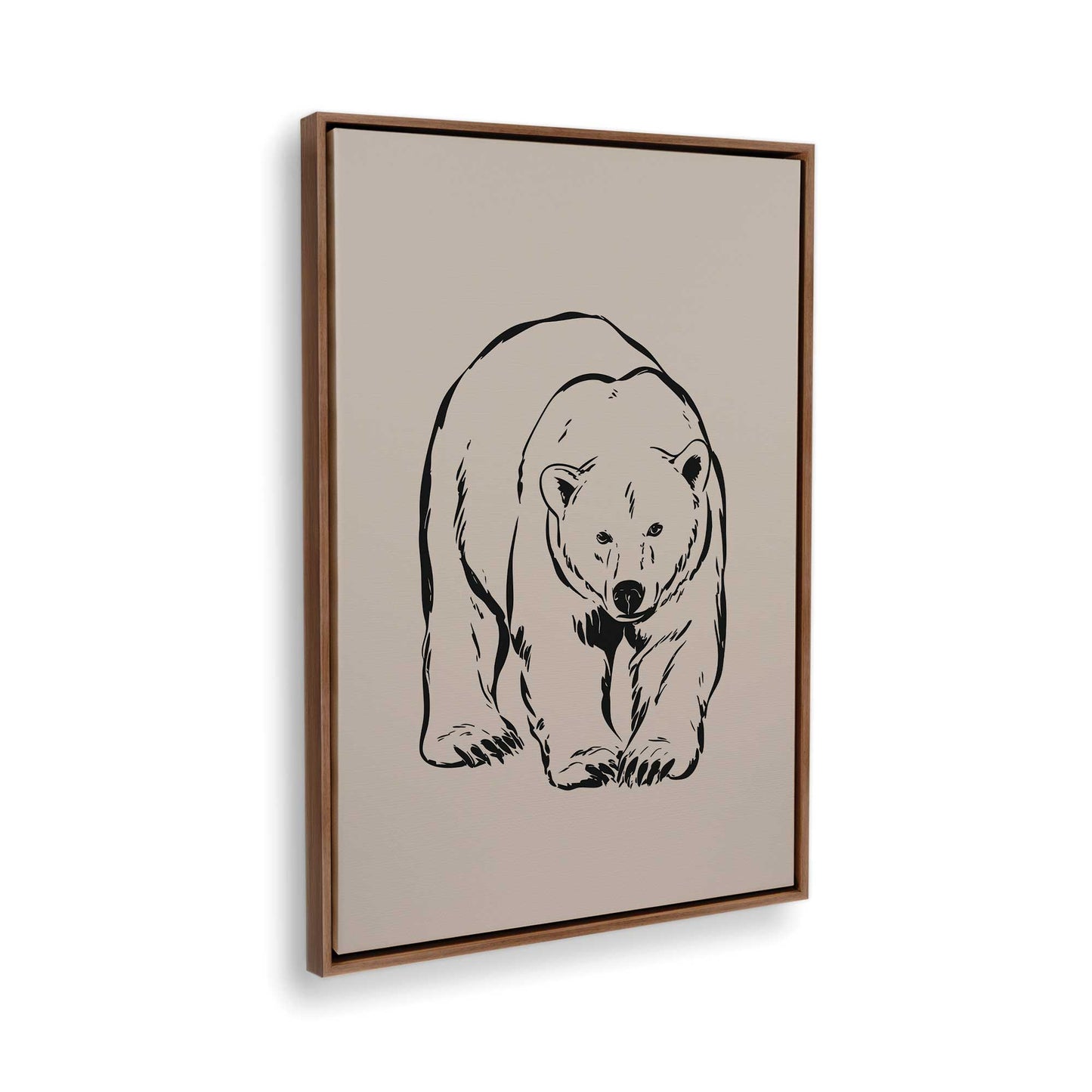 [Color:Walnut], Picture of the corner of the art