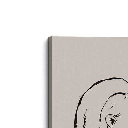 [Color:Stretched Canvas], Picture of the corner of the art