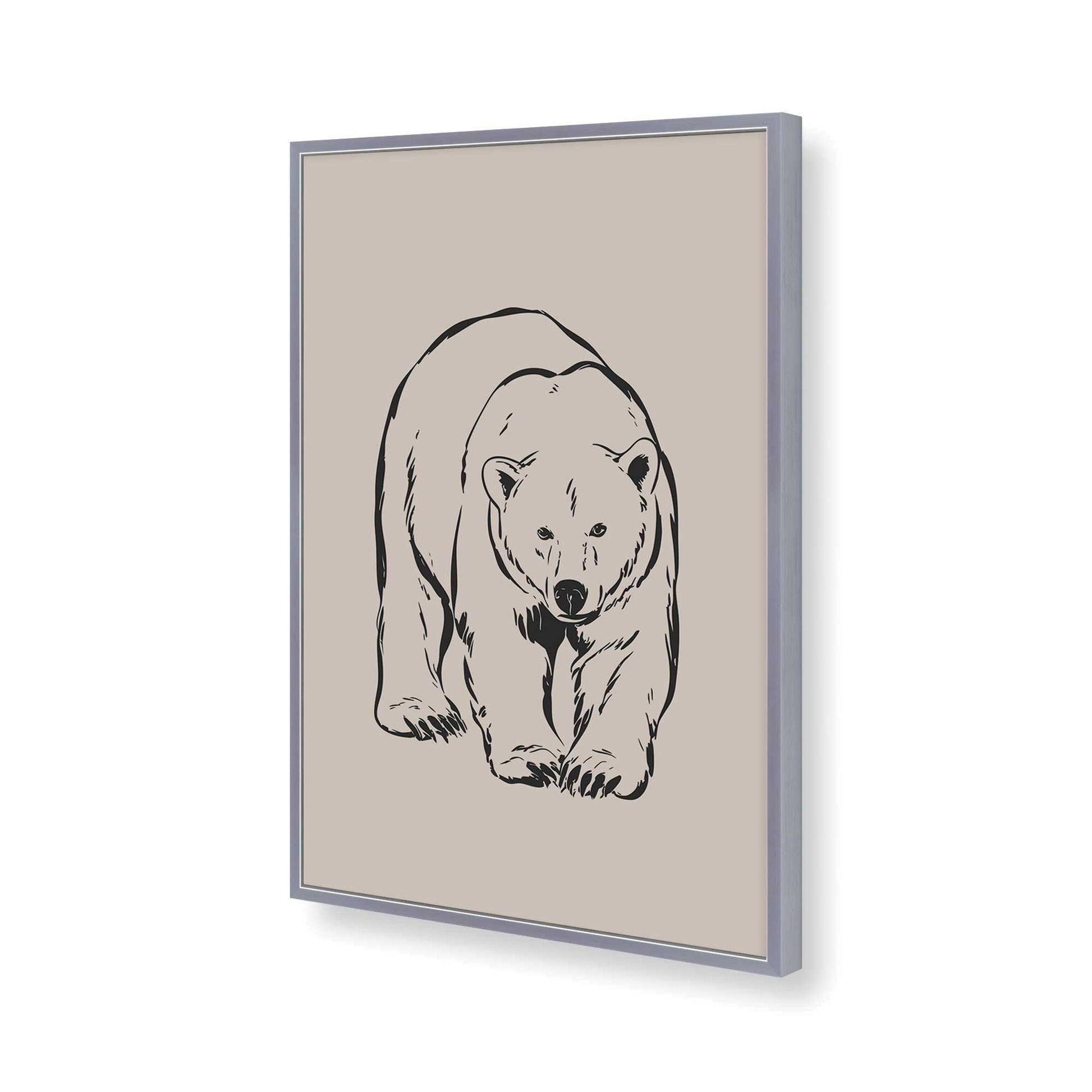 [Color:Polished Chrome], Picture of art in a Polished Chrome frame of the corner