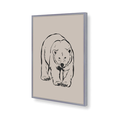 [Color:Polished Chrome], Picture of art in a Polished Chrome frame of the corner