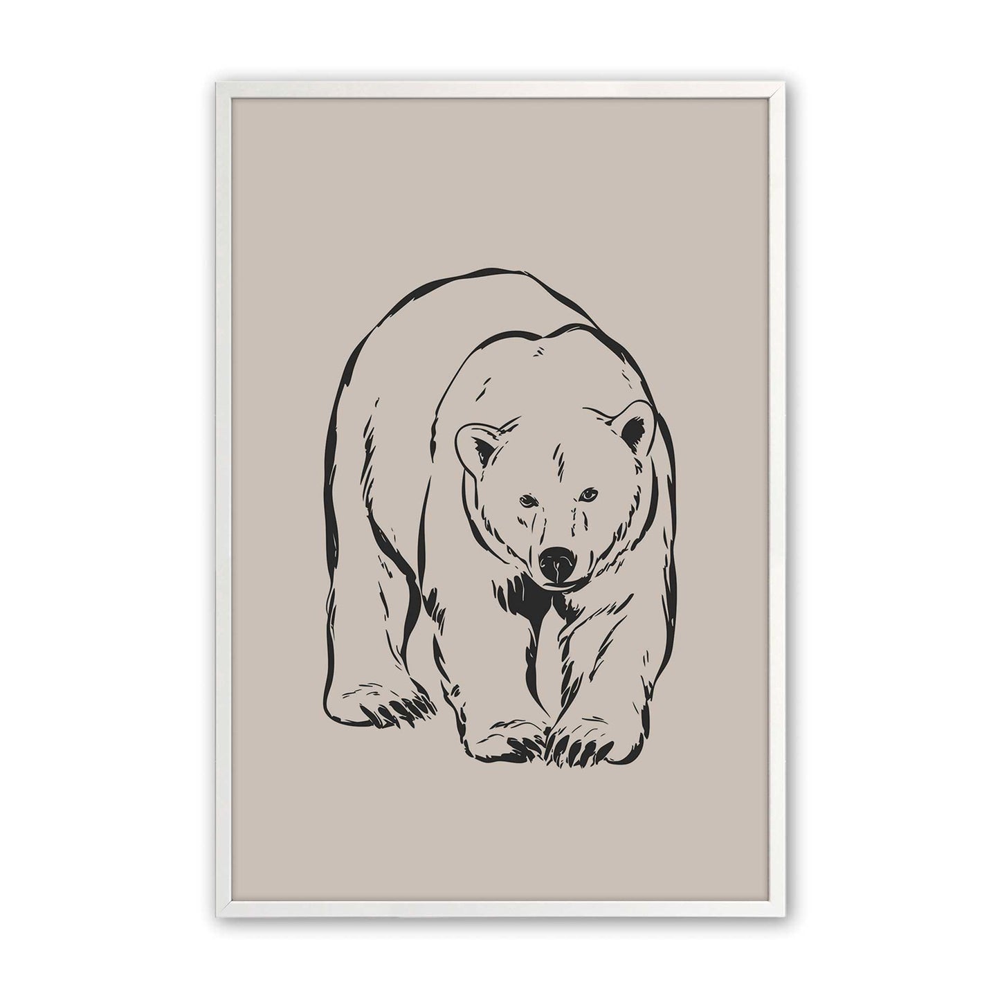 [Color:Opaque White], Picture of art in a Opaque White frame