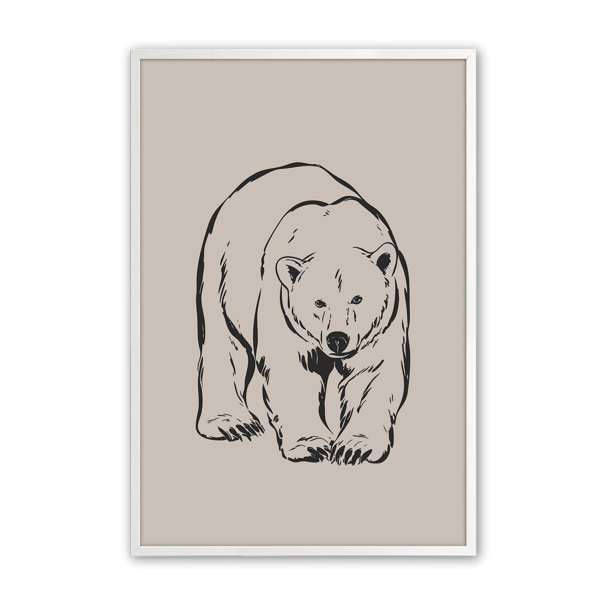 [Color:Opaque White], Picture of art in a Opaque White frame