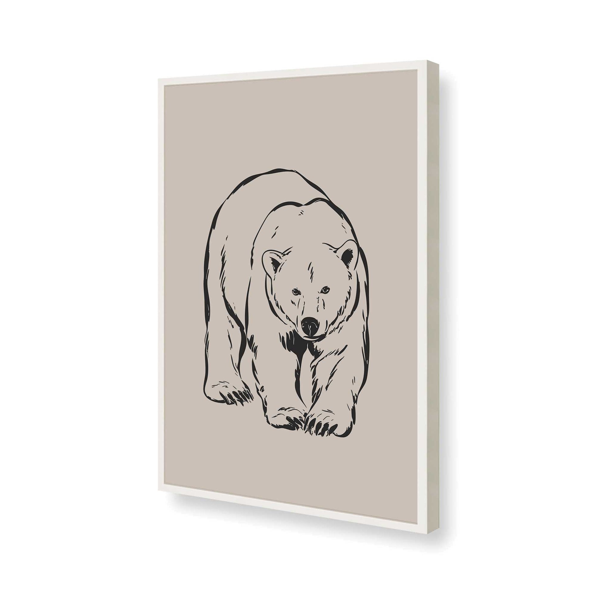 [Color:Opaque White], Picture of art in a Opaque White frame of the corner