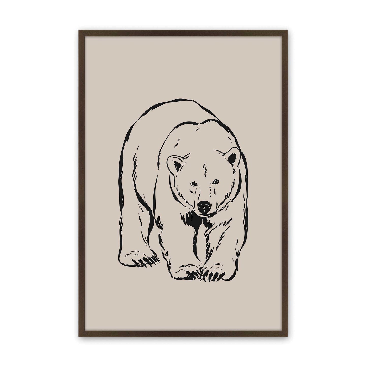 [Color:Belvinder Brown], Picture of art in a Belvinder Brown frame
