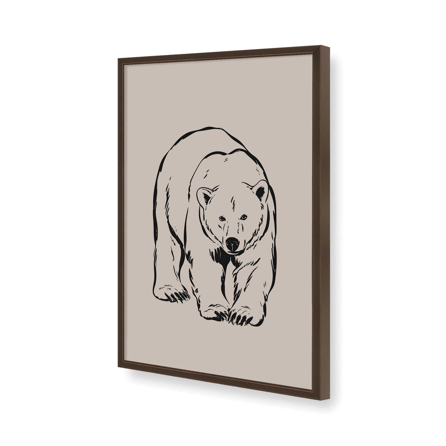 [Color:Belvinder Brown], Picture of art in a Belvinder Brown frame of the corner