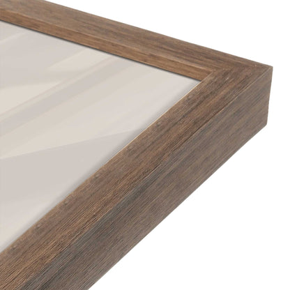 [Color:Walnut], Picture of art in a Walnut frame at an angle