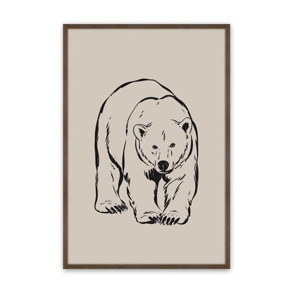 [Color:Walnut], Picture of art in a Walnut frame