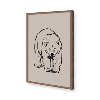 [Color:Walnut], Picture of art in a Walnut frame of the corner