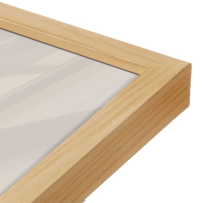 [Color:American Maple], Picture of art in a American Maple frame at an angle