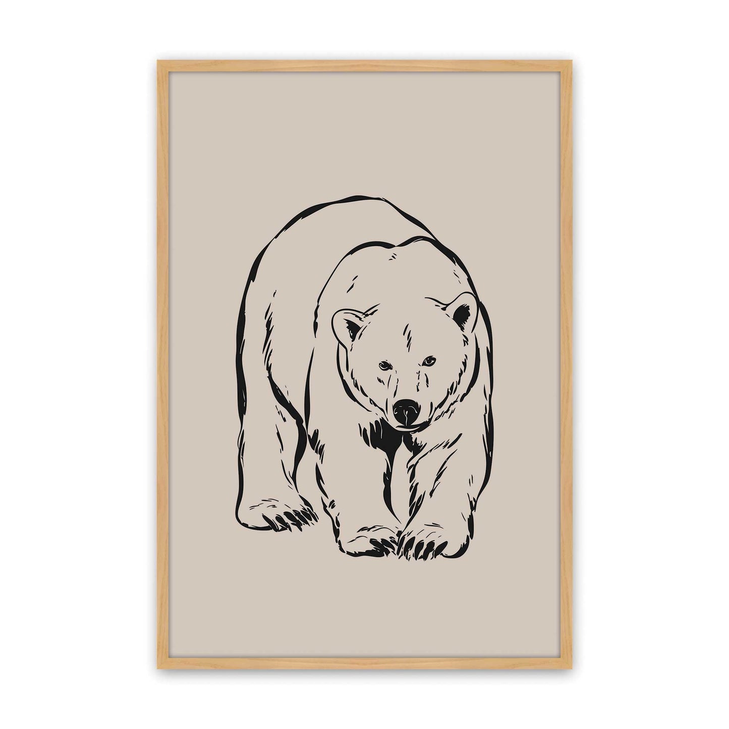 [Color:American Maple], Picture of art in a American Maple frame
