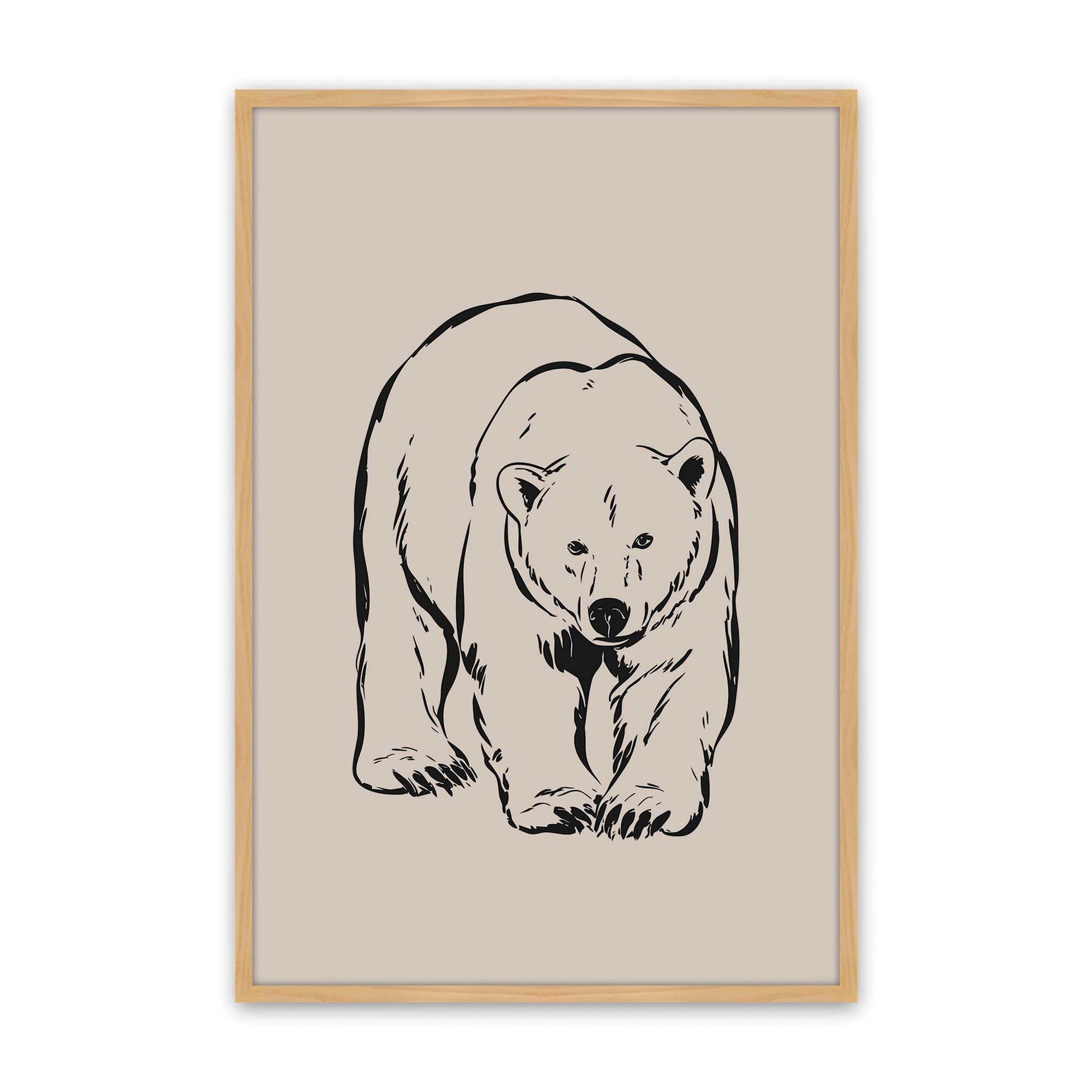 [Color:American Maple], Picture of art in a American Maple frame