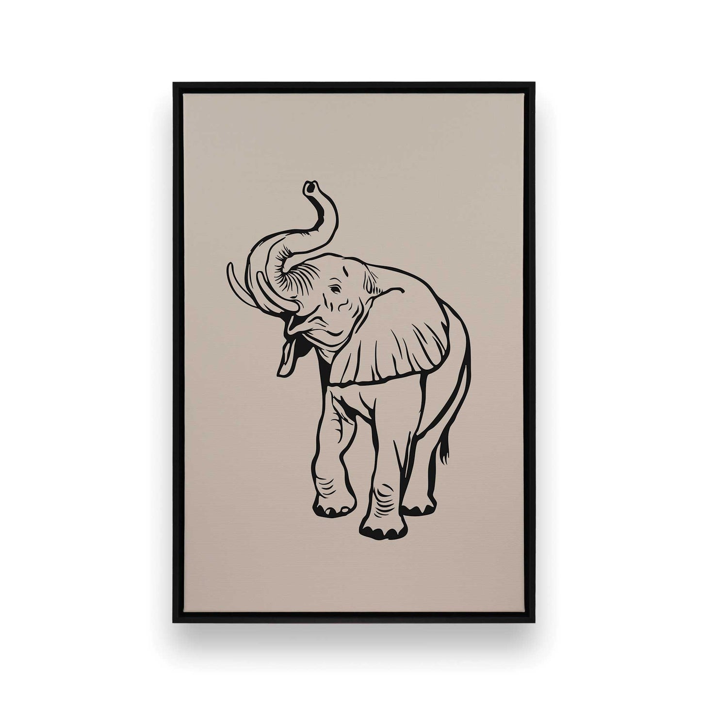[Color:Satin Black], Picture of art in a Satin Black frame