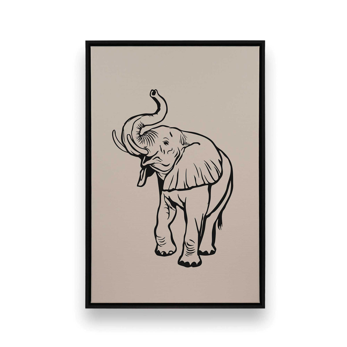 [Color:Satin Black], Picture of art in a Satin Black frame
