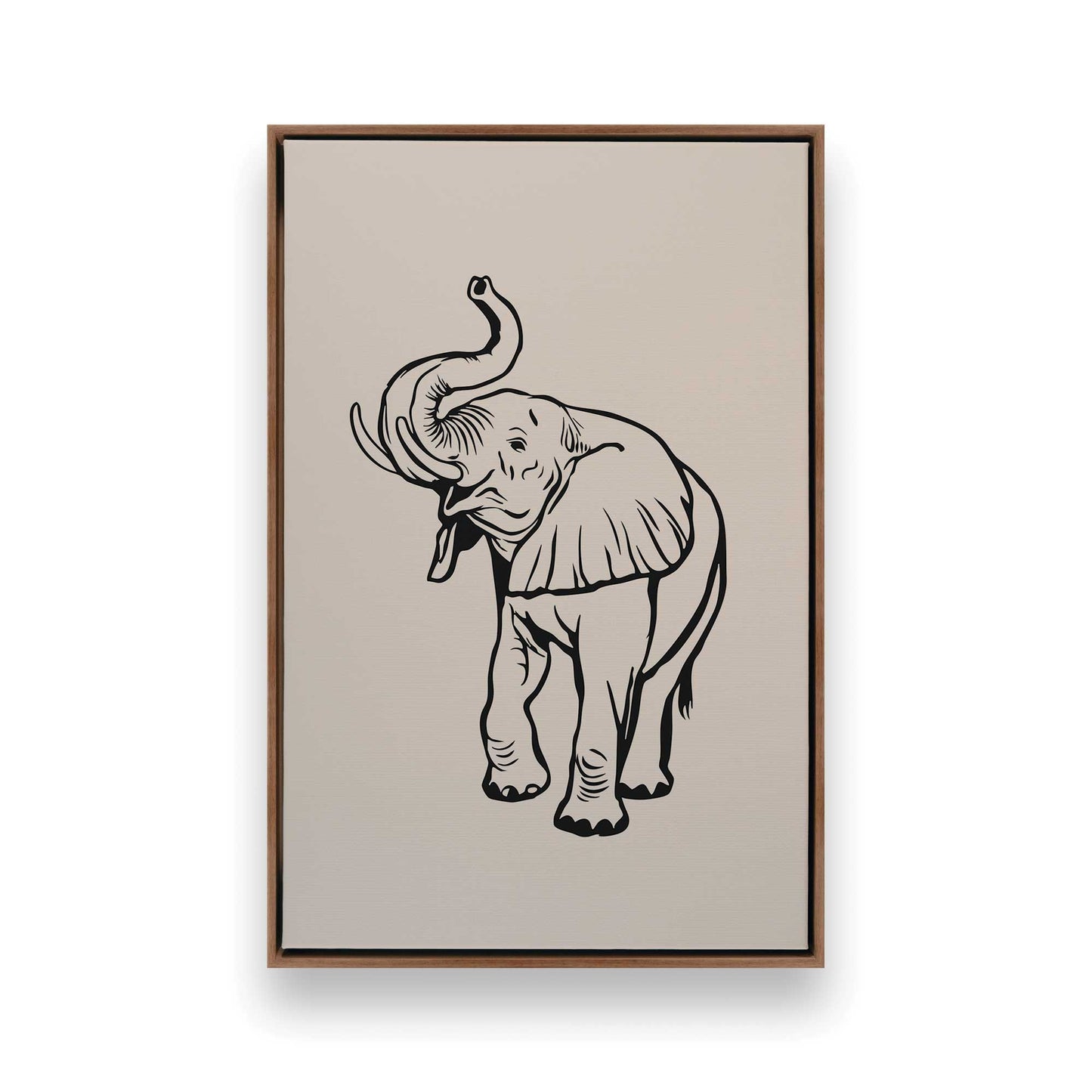 [Color:Walnut], Picture of art in a Walnut frame