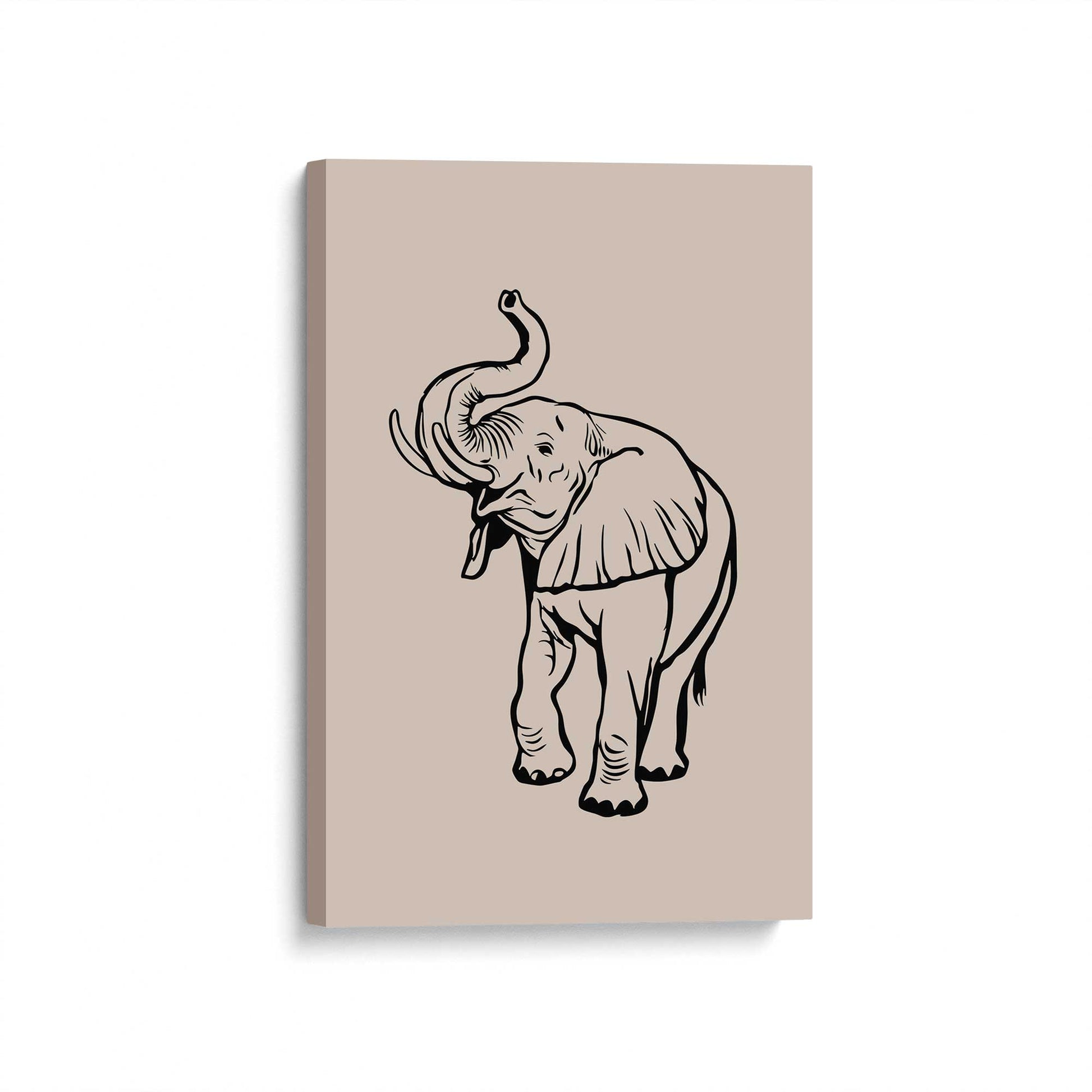 [Color:Stretched Canvas], Picture of art at an angle