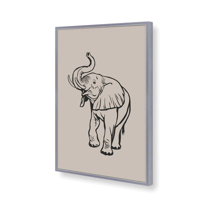 [Color:Polished Chrome], Picture of art in a Polished Chrome frame of the corner