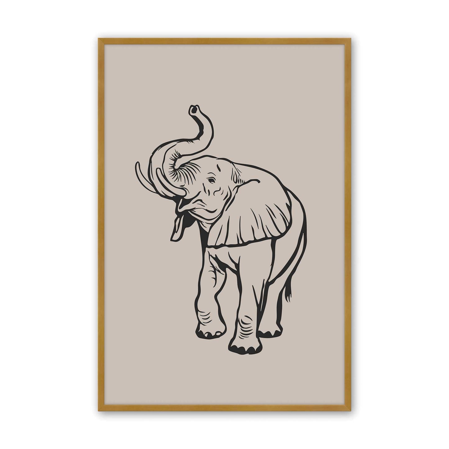 [Color:Polished Gold], Picture of art in a Polished Gold frame