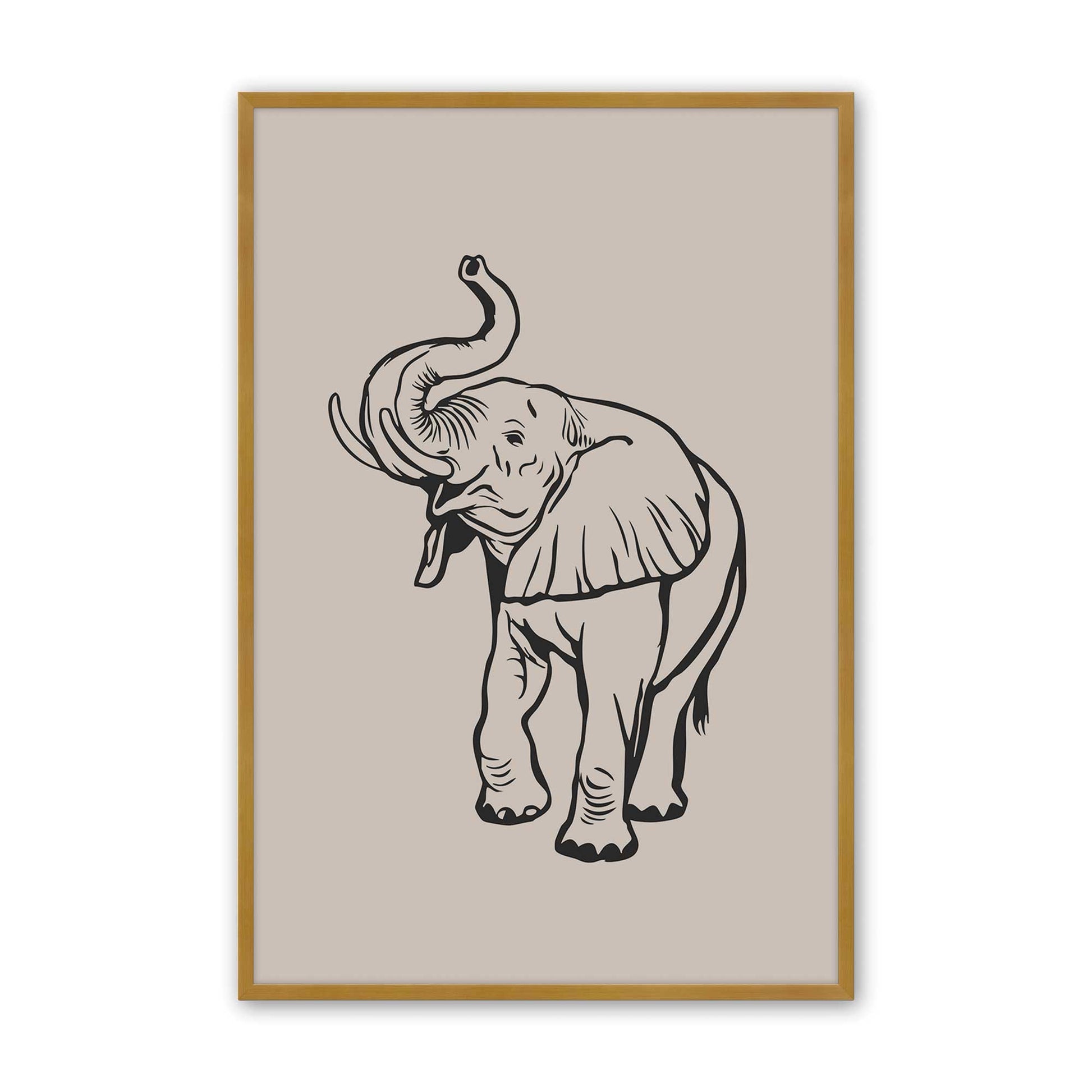 [Color:Polished Gold], Picture of art in a Polished Gold frame