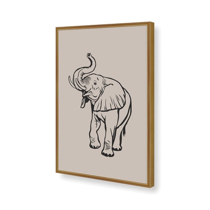 [Color:Polished Gold], Picture of art in a Polished Gold frame of the corner