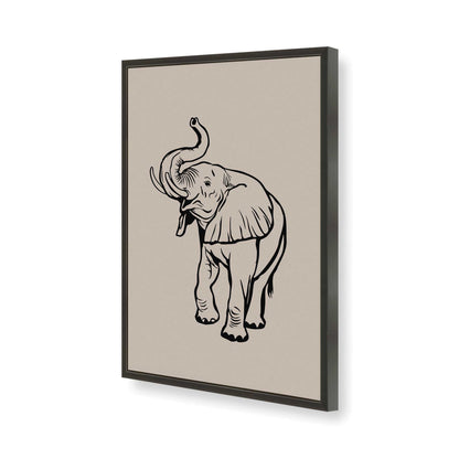 [Color:Satin Black], Picture of art in a Satin Black frame of the corner