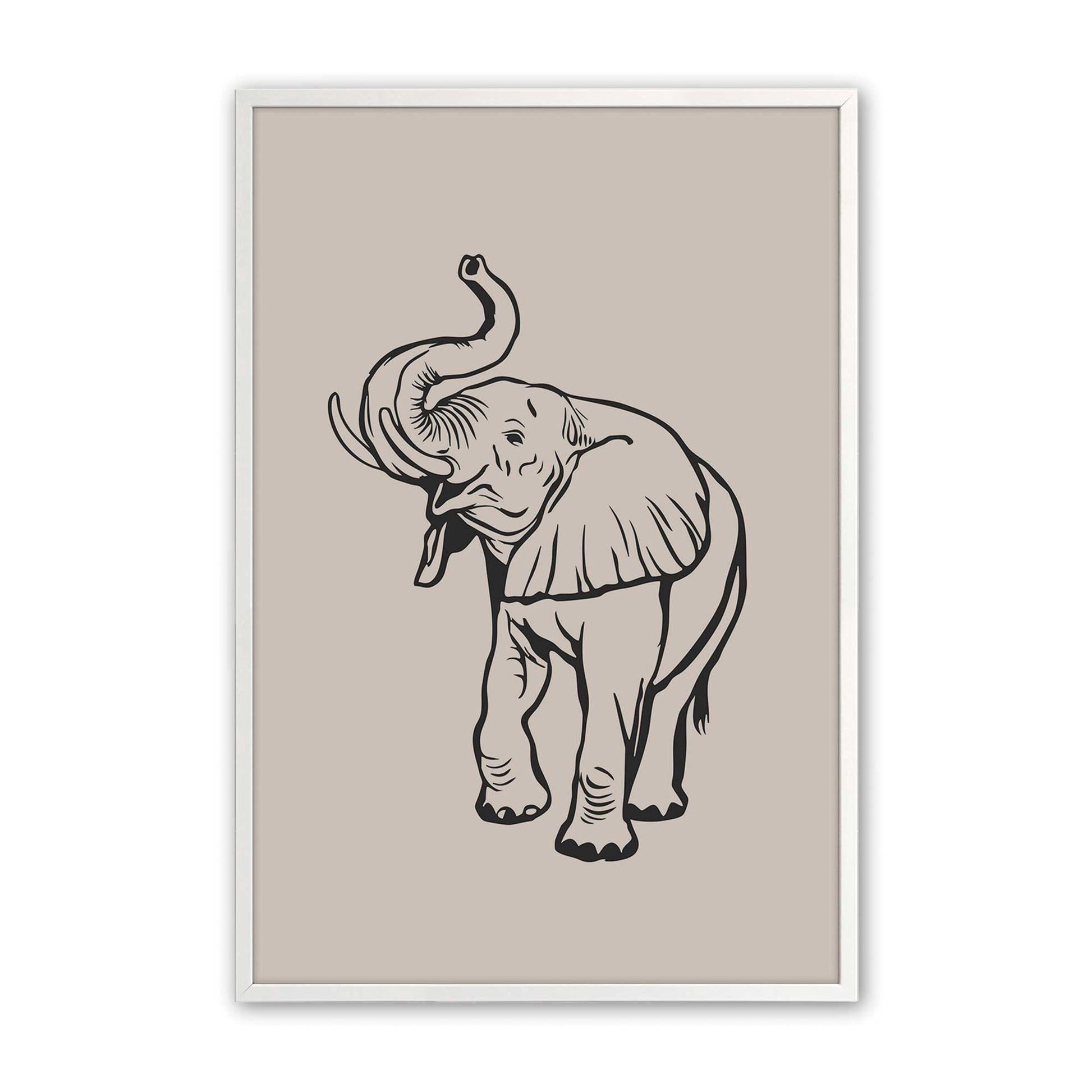 [Color:Opaque White], Picture of art in a Opaque White frame