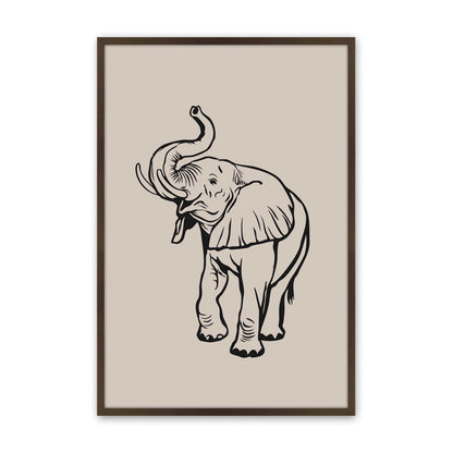 [Color:Belvinder Brown], Picture of art in a Belvinder Brown frame