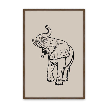[Color:Walnut], Picture of art in a Walnut frame