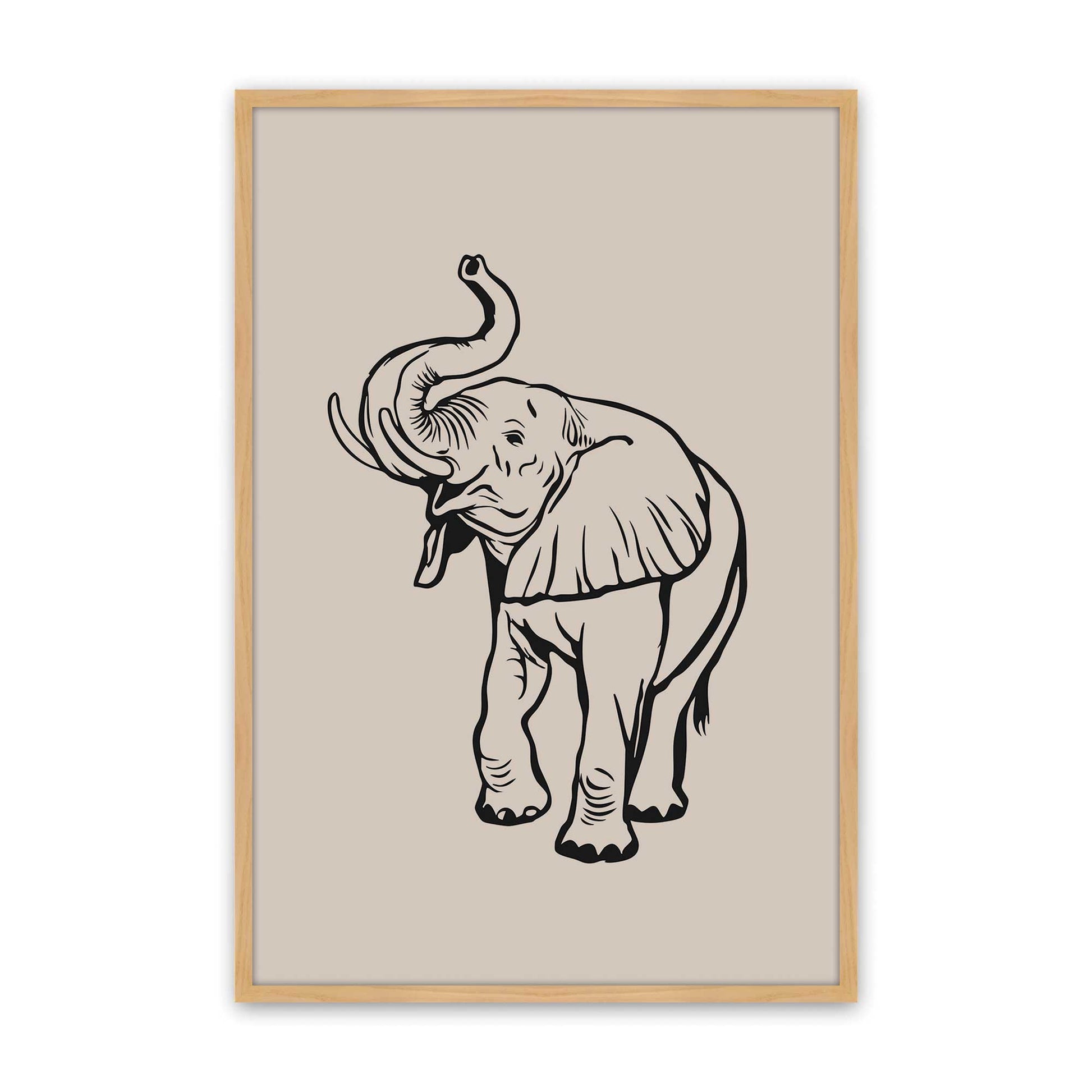 [Color:American Maple], Picture of art in a American Maple frame