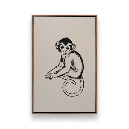 [Color:Walnut], Picture of art in a Walnut frame