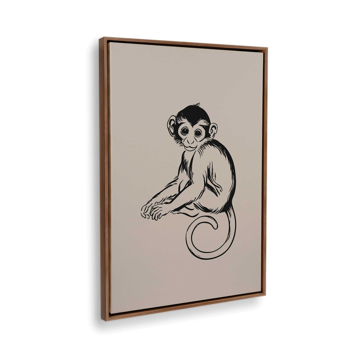 [Color:Walnut], Picture of the corner of the art