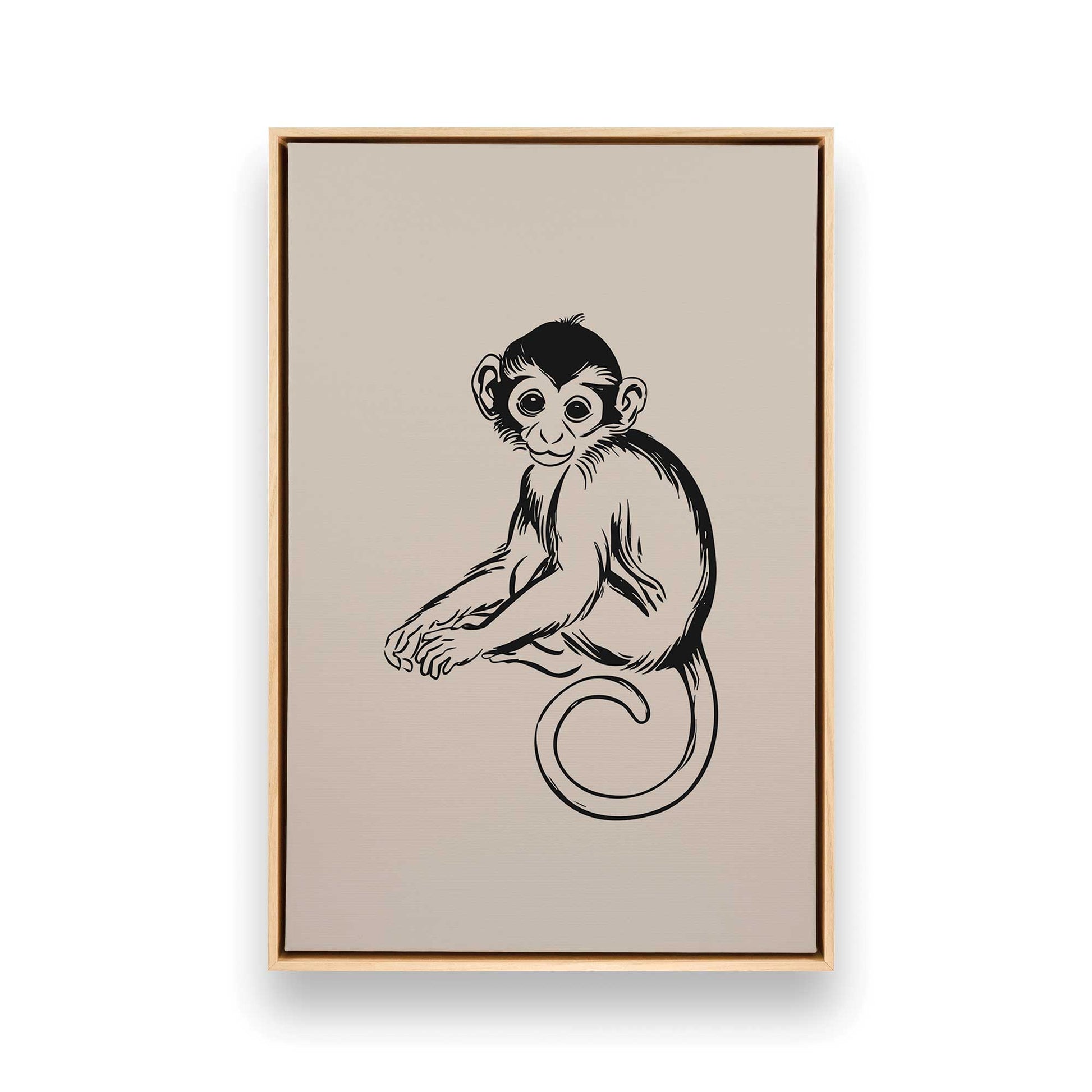 [Color:American Maple], Picture of art in a American Maple frame