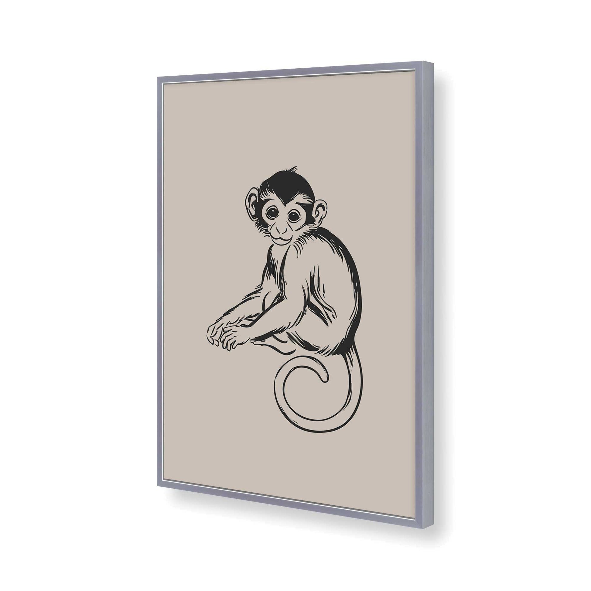 [Color:Polished Chrome], Picture of art in a Polished Chrome frame of the corner