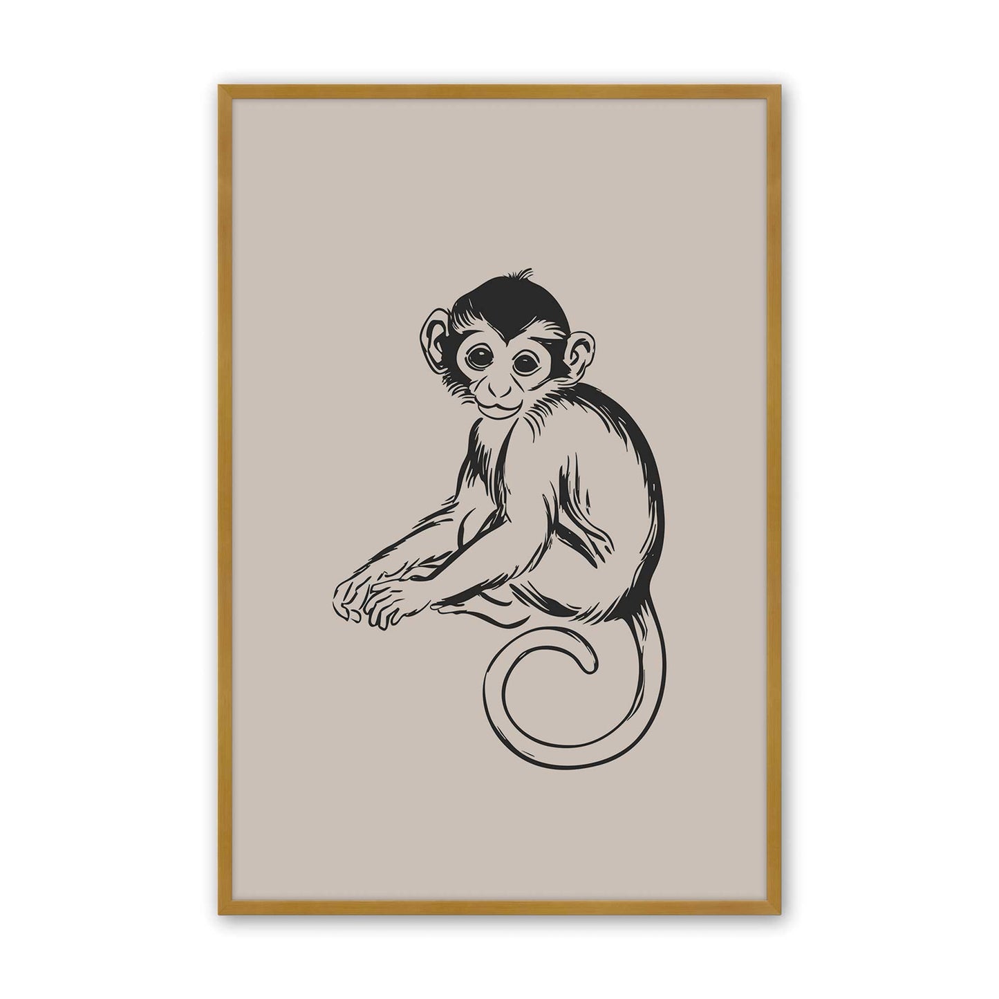 [Color:Polished Gold], Picture of art in a Polished Gold frame