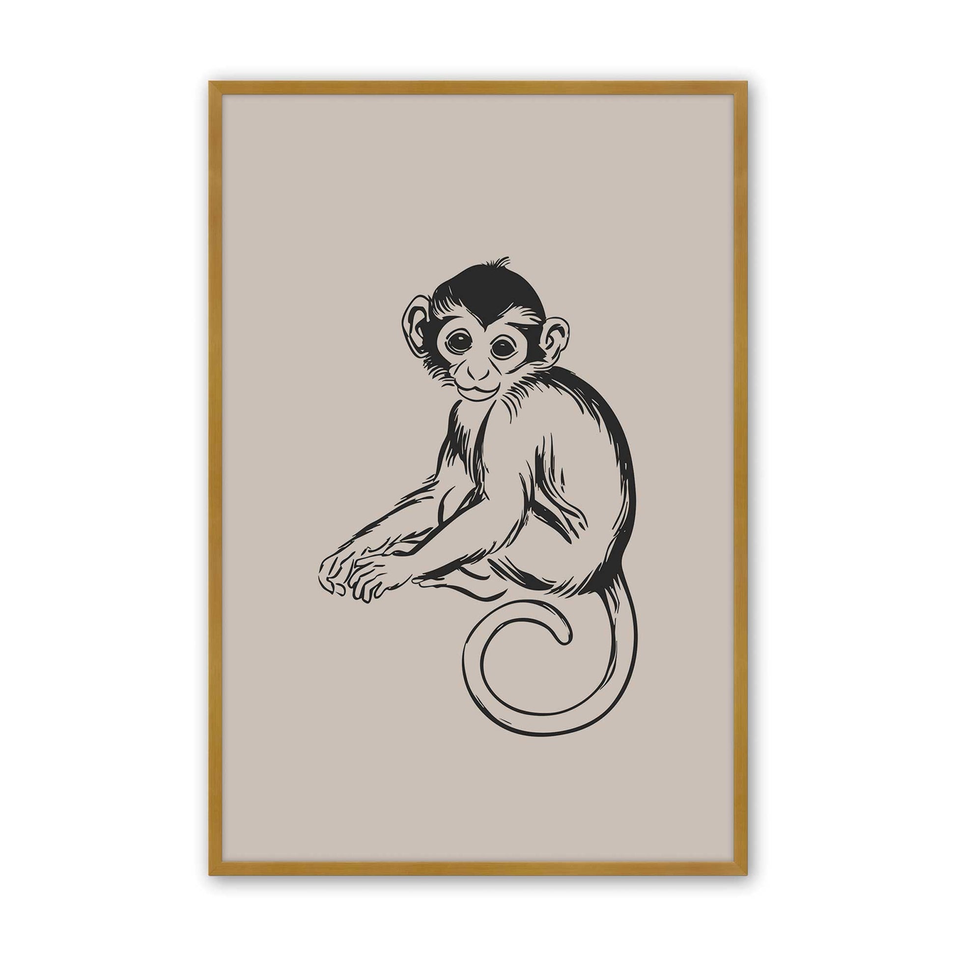 [Color:Polished Gold], Picture of art in a Polished Gold frame
