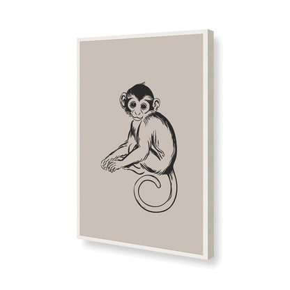 [Color:Opaque White], Picture of art in a Opaque White frame of the corner
