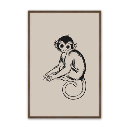 [Color:Walnut], Picture of art in a Walnut frame