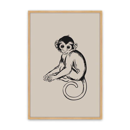 [Color:American Maple], Picture of art in a American Maple frame