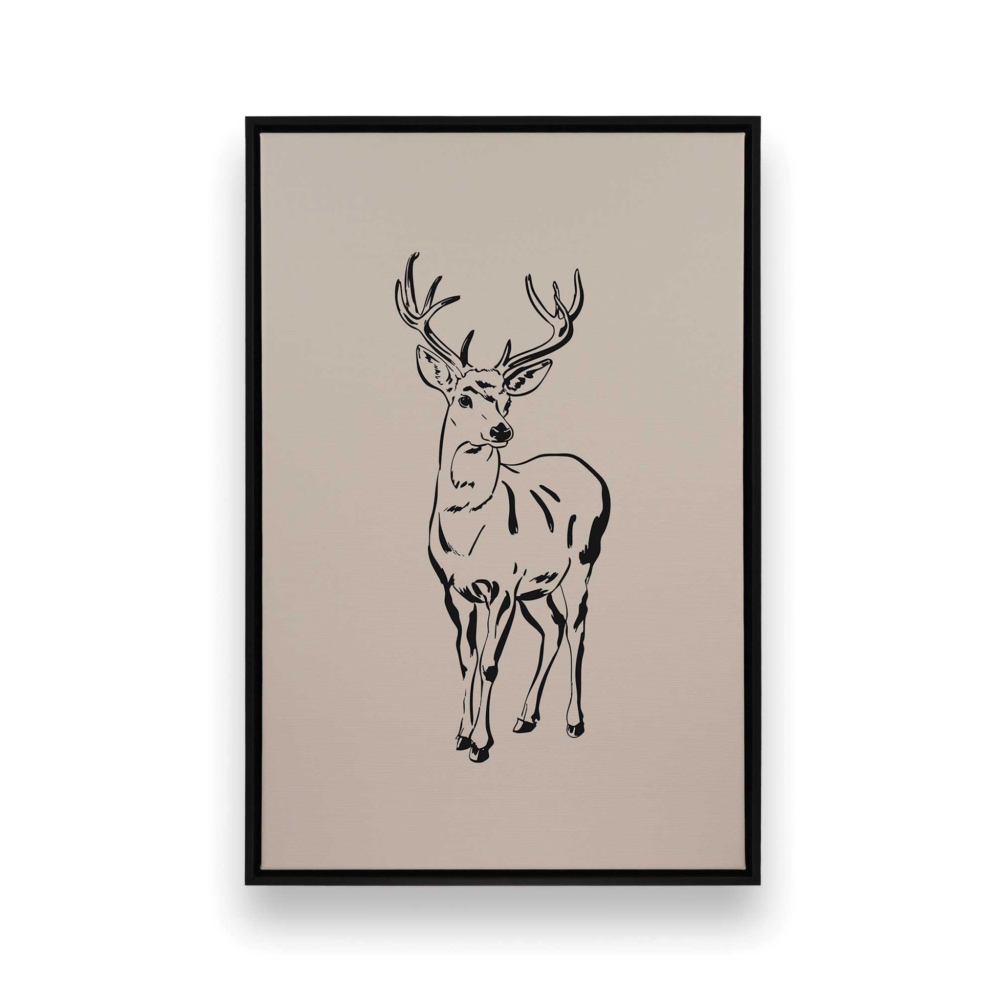 [Color:Satin Black], Picture of art in a Satin Black frame