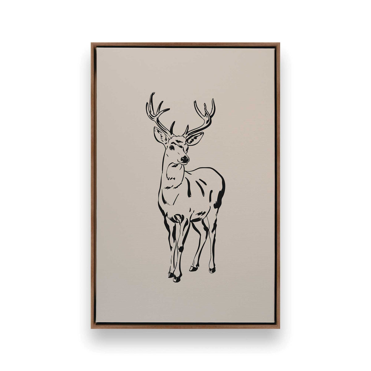 [Color:Walnut], Picture of art in a Walnut frame