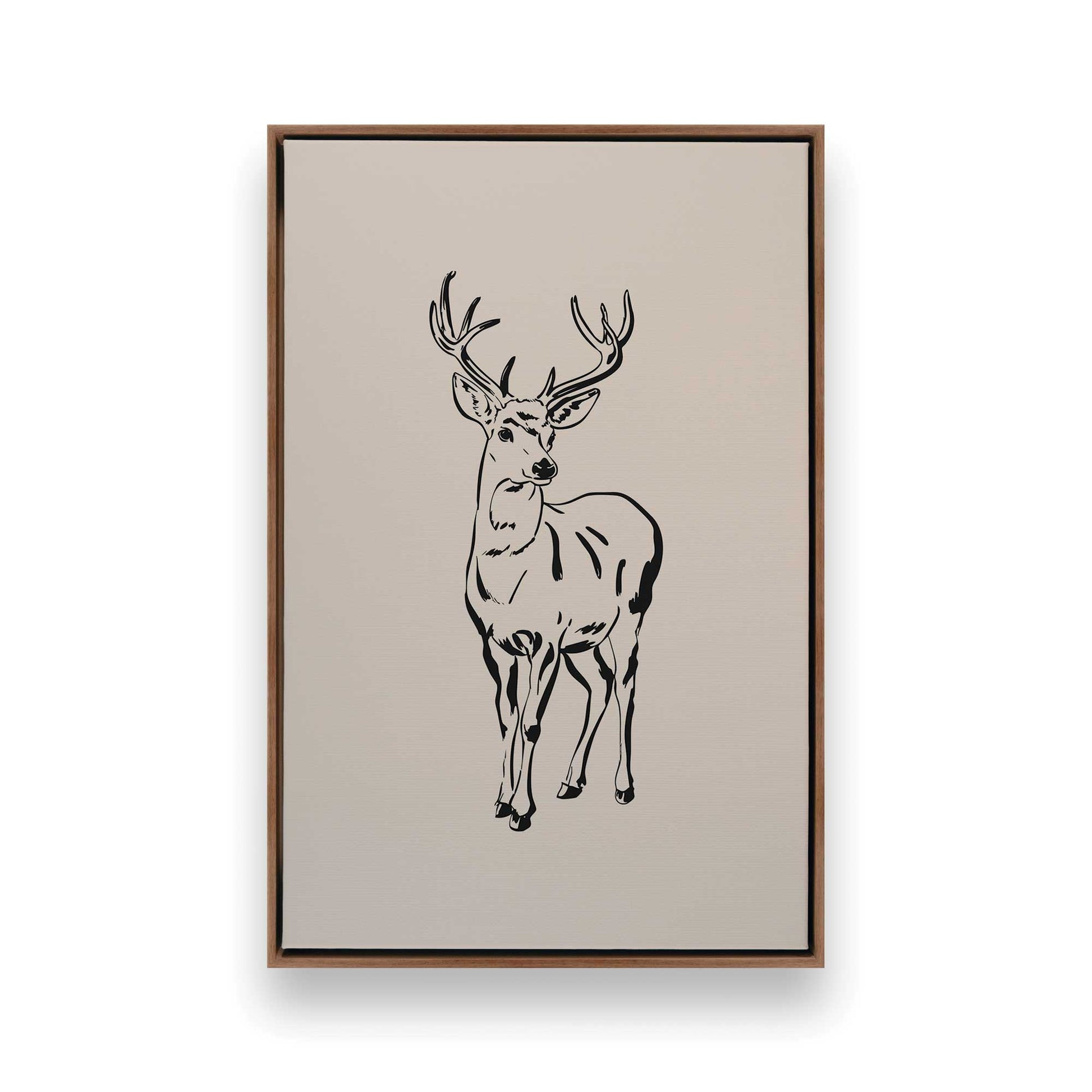 [Color:Walnut], Picture of art in a Walnut frame
