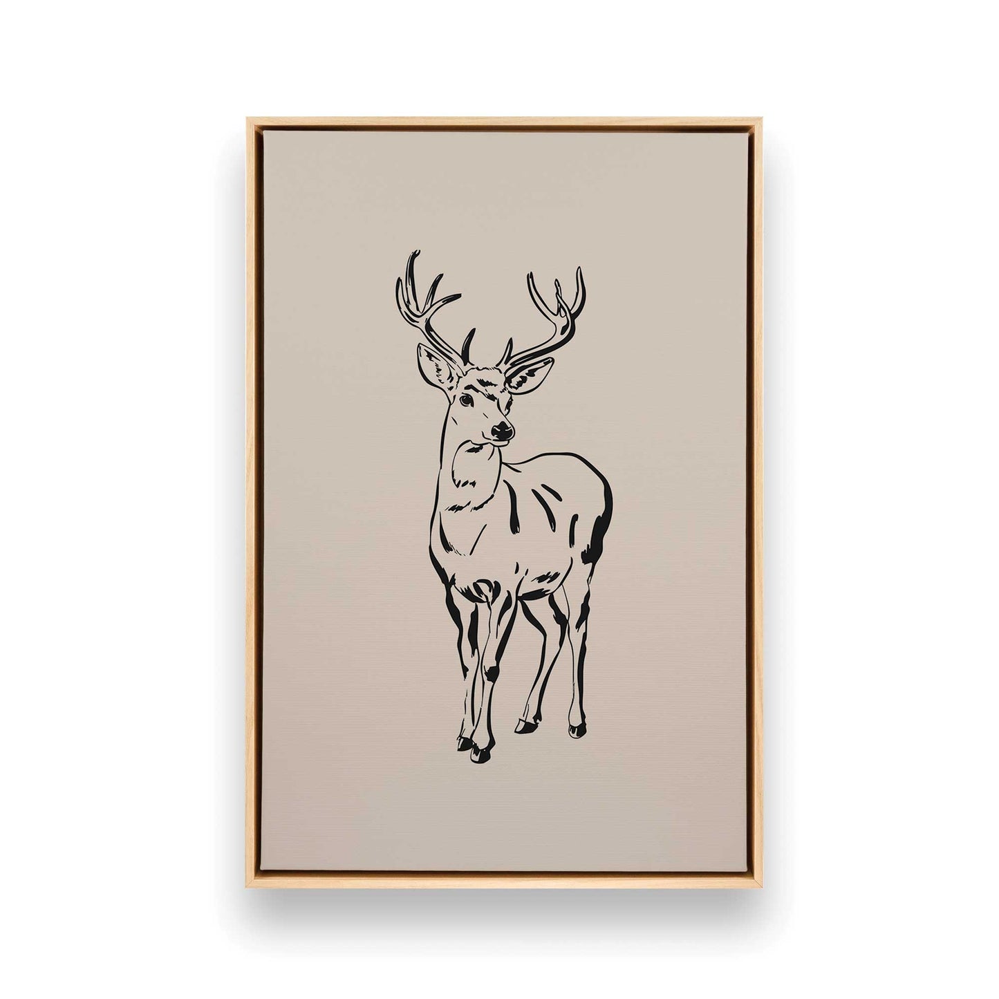 [Color:American Maple], Picture of art in a American Maple frame