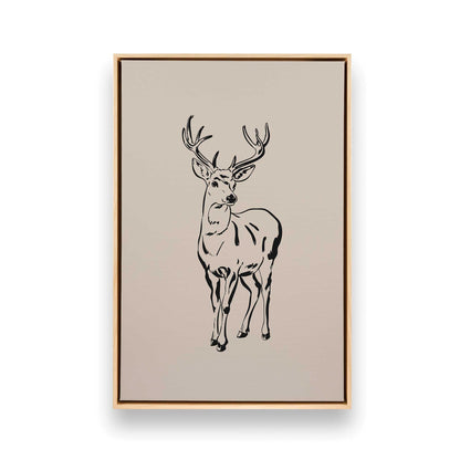 [Color:American Maple], Picture of art in a American Maple frame