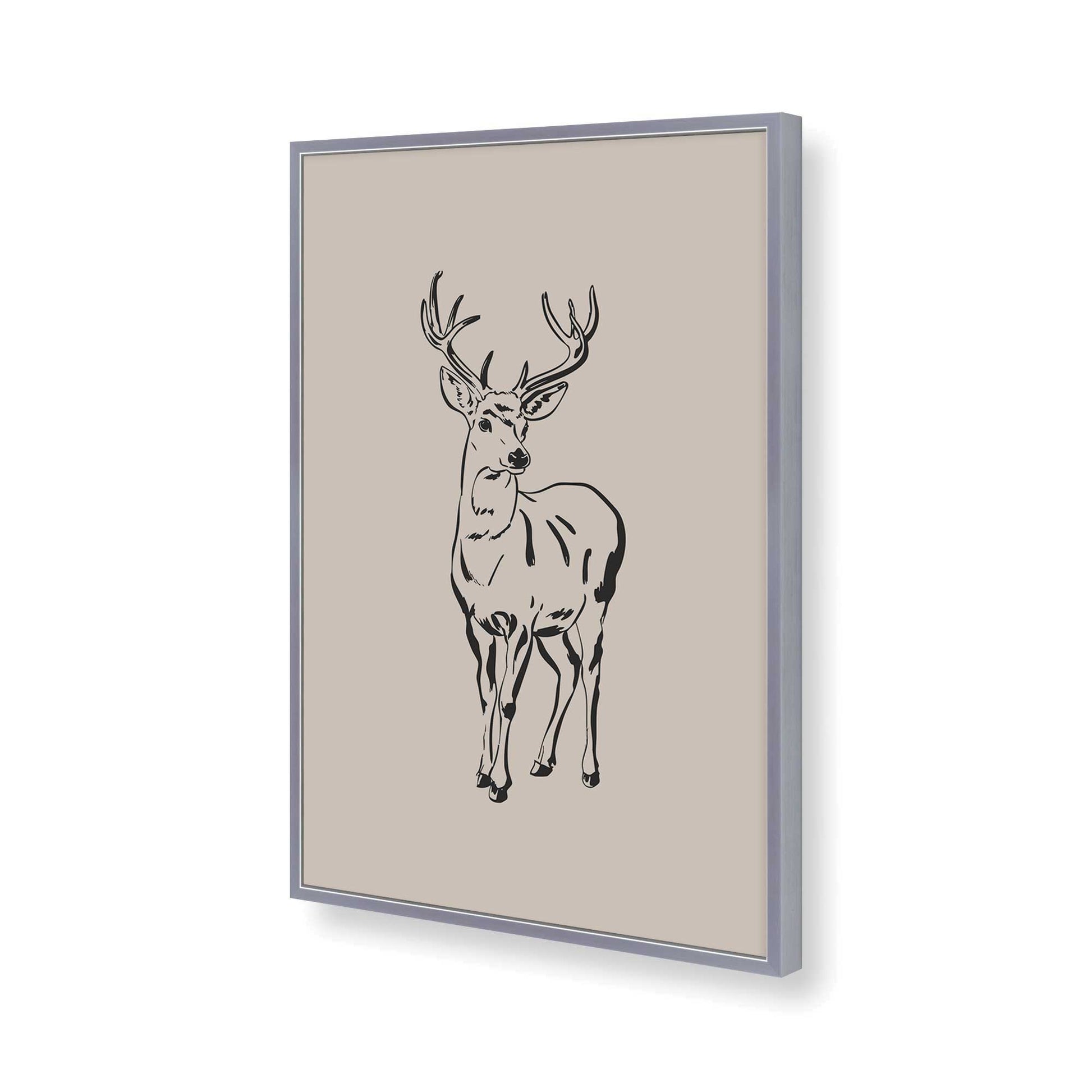 [Color:Polished Chrome], Picture of art in a Polished Chrome frame of the corner