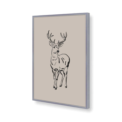 [Color:Polished Chrome], Picture of art in a Polished Chrome frame of the corner