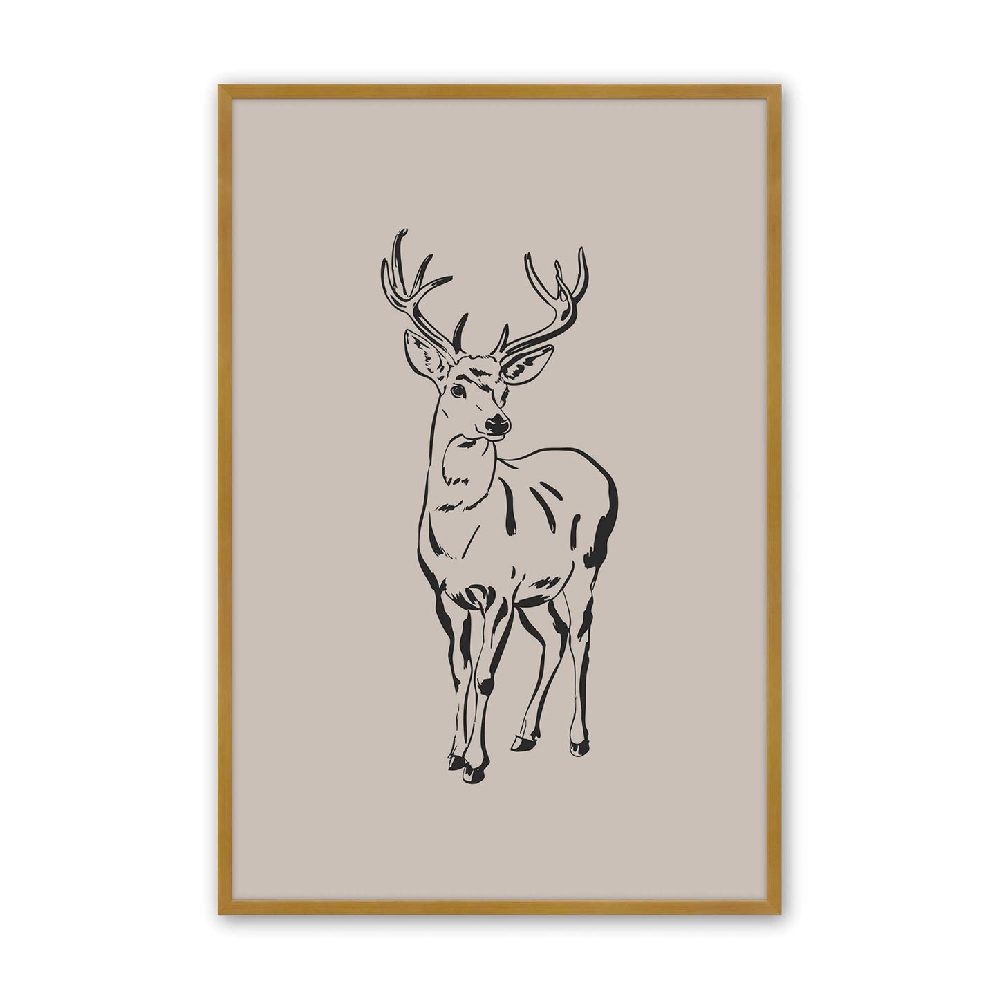 [Color:Polished Gold], Picture of art in a Polished Gold frame