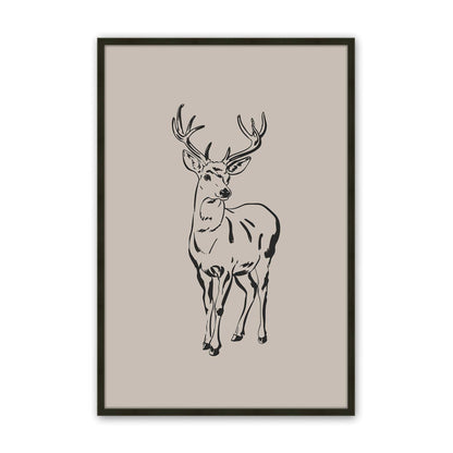 [Color:Satin Black], Picture of art in a Satin Black frame