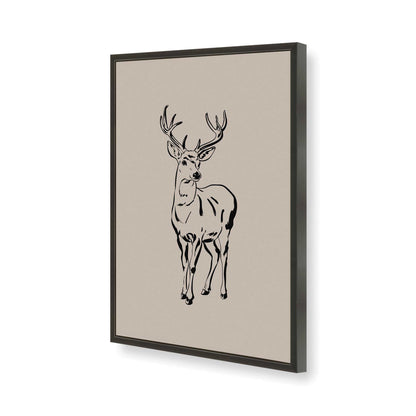[Color:Satin Black], Picture of art in a Satin Black frame of the corner