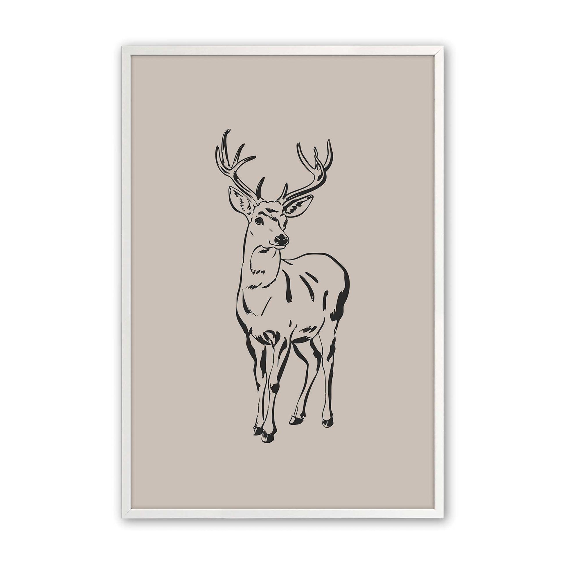 [Color:Opaque White], Picture of art in a Opaque White frame